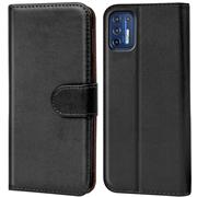 Basic Bookcase Hülle für Motorola Moto G9 Plus Case klappbare Schutzhülle