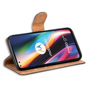 Basic Bookcase Hülle für Motorola Moto G 5G Plus Case klappbare Schutzhülle