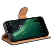 Basic Bookcase Hülle für Nokia 2.1 Case klappbare Schutzhülle