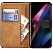 Basic Handyhülle für OPPO Find X3 Neo Hülle Book Case klappbare Schutzhülle
