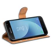 Basic Bookcase Hülle für Samsung Galaxy J5 2017 Case klappbare Schutzhülle