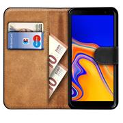 Basic Bookcase Hülle für Samsung Galaxy J6 Plus Case klappbare Schutzhülle
