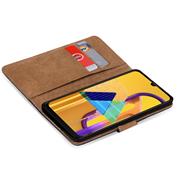 Basic Bookcase Hülle für Samsung Galaxy M31 Case klappbare Schutzhülle