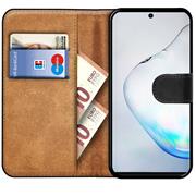 Basic Bookcase Hülle für Samsung Galaxy Note 10 Plus Case klappbare Schutzhülle
