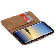 Basic Bookcase Hülle für Samsung Galaxy Note 9 Case klappbare Schutzhülle