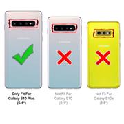Basic Bookcase Hülle für Samsung Galaxy S10 Plus Case klappbare Schutzhülle