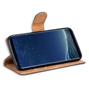 Basic Bookcase Hülle für Samsung Galaxy S8 Plus Case klappbare Schutzhülle