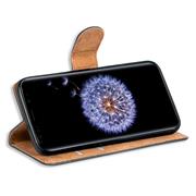 Basic Bookcase Hülle für Samsung Galaxy S9 Plus Case klappbare Schutzhülle