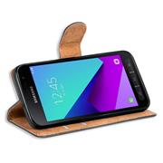 Basic Bookcase Hülle für Samsung Galaxy XCover 4 4S Case klappbare Schutzhülle