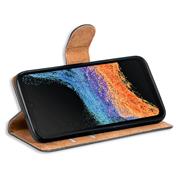Basic Bookcase Hülle für Samsung Galaxy XCover 6 Pro Case klappbare Schutzhülle