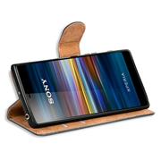 Basic Bookcase Hülle für Sony Xperia L3 Case klappbare Schutzhülle