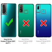 Magnet Case für Huawei P Smart 2021 Hülle Schutzhülle Handy Cover Slim Klapphülle