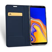 Magnet Case für Samsung Galaxy J4 Plus Hülle Schutzhülle Handy Cover Slim Klapphülle