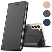 Magnet Case für Samsung Galaxy S21 FE Hülle Schutzhülle Handy Cover Slim Klapphülle