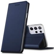 Magnet Case für Samsung Galaxy S21 Ultra Hülle Schutzhülle Handy Cover Slim Klapphülle