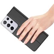 Magnet Case für Samsung Galaxy S21 Ultra Hülle Schutzhülle Handy Cover Slim Klapphülle