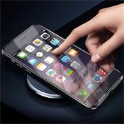 Metall Case für iPhone 6 / 6s Hülle | Cover mit eingebautem Magnet Rückseite und Vorderseite aus Glas