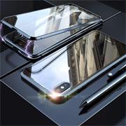 Metall Case für iPhone 6 Plus / 6s Plus Hülle | Cover mit eingebautem Magnet Rückseite und Vorderseite aus Glas