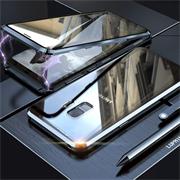 Metall Case für Samsung Galaxy S9 Hülle | Cover mit eingebautem Magnet Rückseite und Vorderseite aus Glas