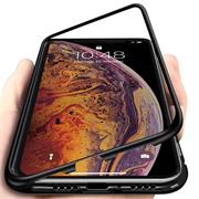Metall Case für Apple iPhone 12 Mini Hülle | Cover mit eingebautem Magnet Backcover aus Glas