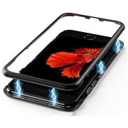 Metall Case für Apple iPhone 7 / 8 / SE 2 Hülle | Cover mit eingebautem Magnet Backcover aus Glas
