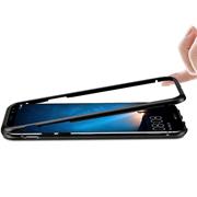 Metall Case für Huawei Mate 10 Lite Hülle | Cover mit eingebautem Magnet Backcover aus Glas