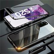 Metall Case für Samsung Galaxy S20 FE Hülle | Cover mit eingebautem Magnet Backcover aus Glas