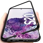 Metall Case für Samsung Galaxy S20 Plus Hülle | Cover mit eingebautem Magnet Backcover aus Glas