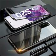 Metall Case für Samsung Galaxy S20 Hülle | Cover mit eingebautem Magnet Backcover aus Glas