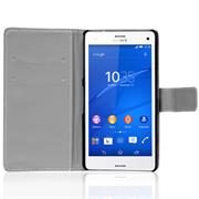 Motiv Klapphülle für Sony Xperia Z3 buntes Wallet Schutzhülle