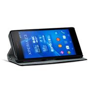 Motiv Klapphülle für Sony Xperia Z3 buntes Wallet Schutzhülle