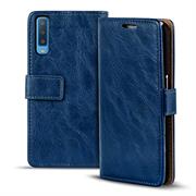 Retro Tasche für Samsung Galaxy A7 2018 Hülle Wallet Case Handyhülle Vintage Slim Cover