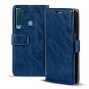 Retro Tasche für Samsung Galaxy A9 2018 Hülle Wallet Case Handyhülle Vintage Slim Cover