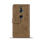 Retro Tasche für Sony Xperia XZ2 Hülle Wallet Case Handyhülle Vintage Slim Cover