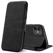 Shell Flip Case für Apple iPhone 12 Mini (5.4 Zoll) Hülle Handy Tasche mit Kartenfach Premium Schutzhülle