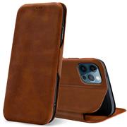 Shell Flip Case für Apple iPhone 12 Pro Max (6.7 Zoll) Hülle Handy Tasche mit Kartenfach Premium Schutzhülle