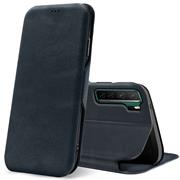 Shell Flip Case für Huawei P40 Lite 5G Hülle Handy Tasche mit Kartenfach Premium Schutzhülle