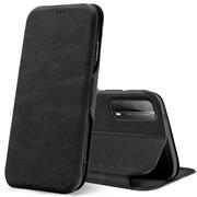 Shell Flip Case für Huawei P Smart 2021 Hülle Handy Tasche mit Kartenfach Premium Schutzhülle