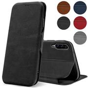 Shell Flip Case für Samsung Galaxy A50 / A30s Hülle Handy Tasche mit Kartenfach Premium Schutzhülle