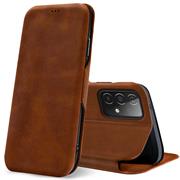 Shell Flip Case für Samsung Galaxy A72 Hülle Handy Tasche mit Kartenfach Premium Schutzhülle