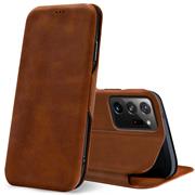 Shell Flip Case für Samsung Galaxy Note 20 Ultra Hülle Handy Tasche mit Kartenfach Premium Schutzhülle