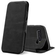Shell Flip Case für Samsung Galaxy S10 Plus Hülle Handy Tasche mit Kartenfach Premium Schutzhülle