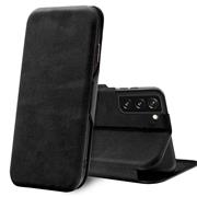 Shell Flip Case für Samsung Galaxy S21 Plus Hülle Handy Tasche mit Kartenfach Premium Schutzhülle