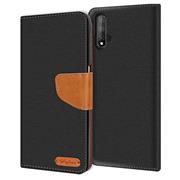 Handy Tasche für Huawei Nova 5T Hülle Wallet Jeans Case Schutzhülle