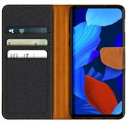 Handy Tasche für Huawei Nova 5T Hülle Wallet Jeans Case Schutzhülle