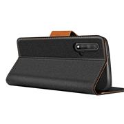 Handy Tasche für Huawei Nova 5T Hülle Wallet Jeans Case Schutzhülle