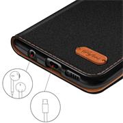 Handy Tasche für Huawei Nova 5T Hülle Wallet Jeans Case Schutzhülle