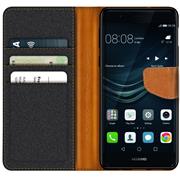 Handy Tasche für Huawei P9 Lite Hülle Wallet Jeans Case Schutzhülle