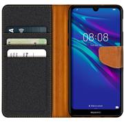 Handy Tasche für Huawei Y6 2019 Hülle Wallet Jeans Case Schutzhülle