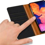 Handy Tasche für Samsung Galaxy A20e Hülle Wallet Jeans Case Schutzhülle